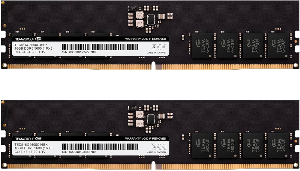 RAM DDR5 TEAMGROUP ELITE 16GB 5600 MHZ